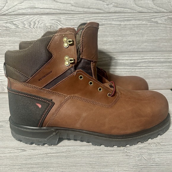 Red Wing 3572 BRNR XP Men's 6-inch Waterproof CSA Safety Toe Boot Sz 14 EE READ*
